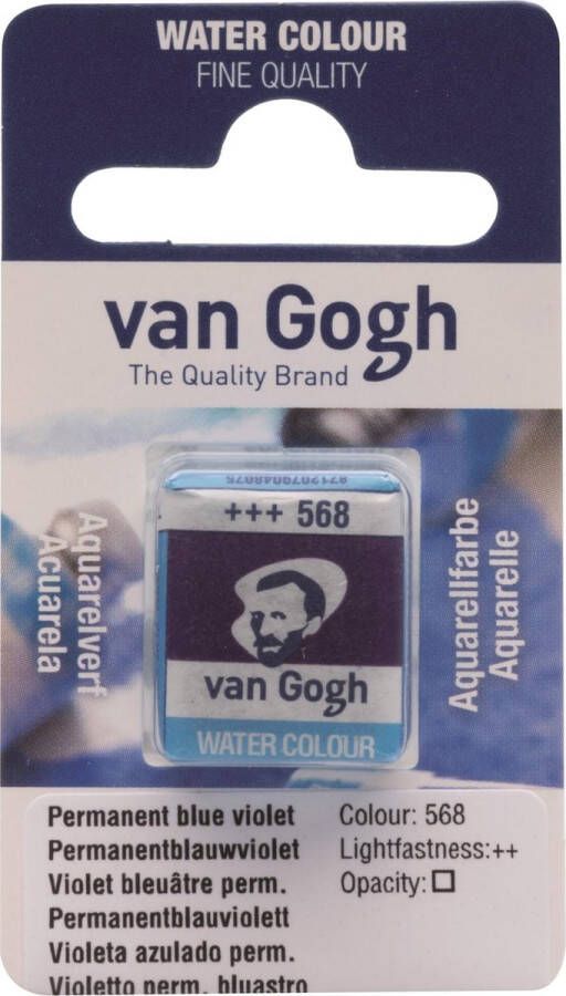 Van Gogh water colour napje Permanent Blue Violet (568)