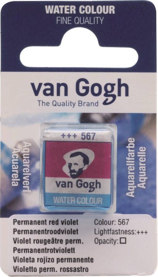 Van Gogh water colour napje Permanent Rood Violet (567)