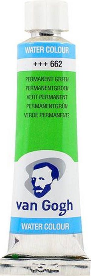 Van Gogh Water Colour tube 10 ml Permanent Green (662)