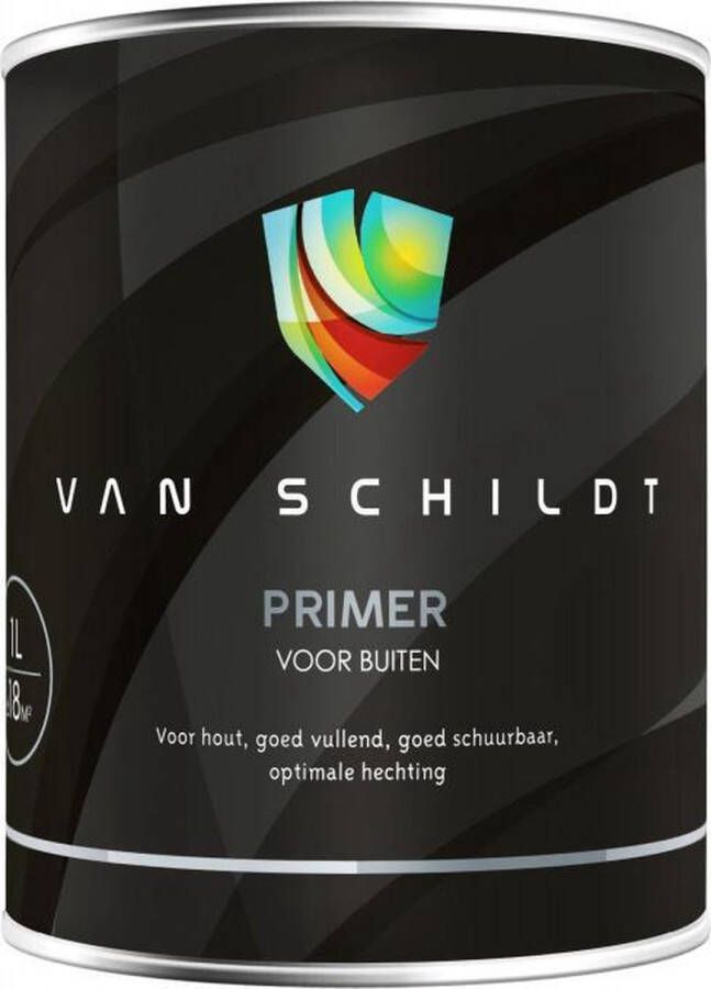 Van Schildt Grondverf Primer Terpentinebasis 1 Liter Alle lichte kleuren