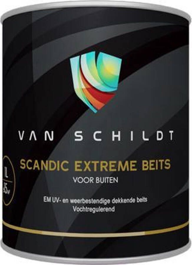 Van Schildt Scandic Extreme Beits Watergedragen Vochtregulerend Ademend Schakelverf Systeemverf. Alle donkere kleuren 2 5 Liter