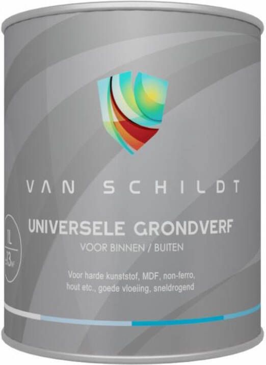 Van Schildt Universele Primer Acryl Grondverf Waterbasis 1 Liter Wit
