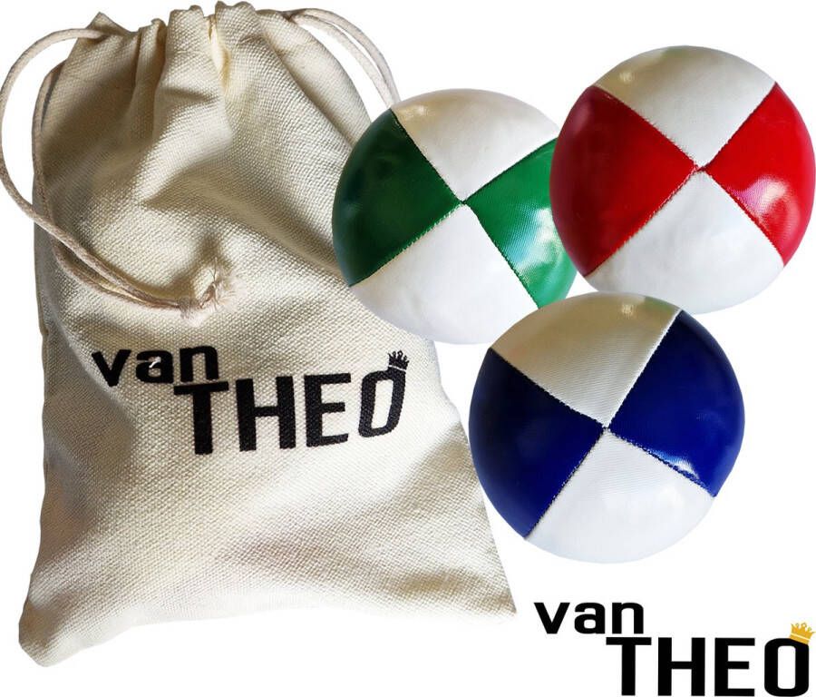 Van Theo Jongleerballen Professioneel Super Stretch Set 3 stuks Hoge Kwaliteit