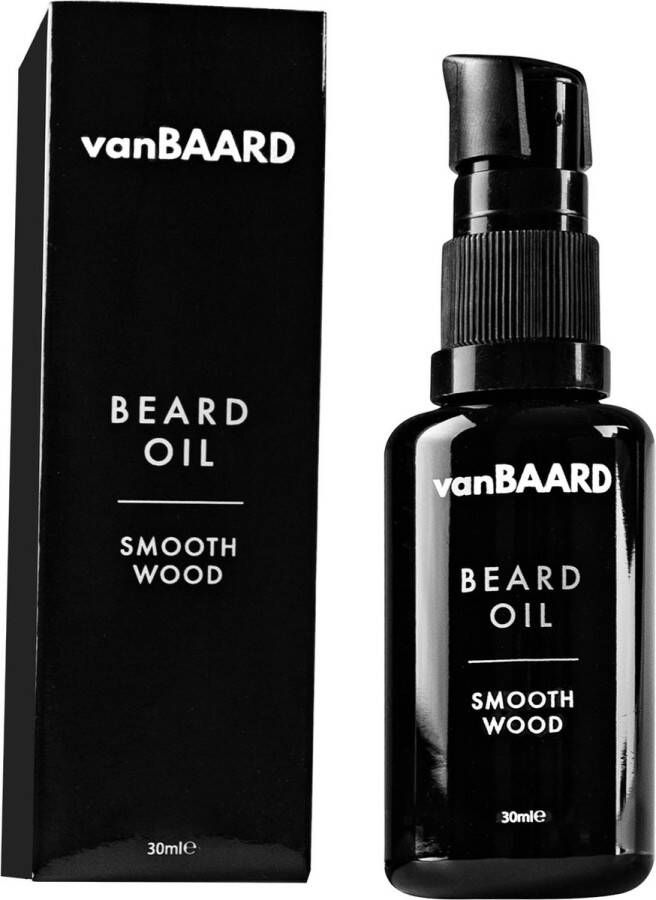 VanBAARD Beard Oil SmoothWood Baardolie Mannelijke geur Korte & Lange Baard Baardverzorging 30ml