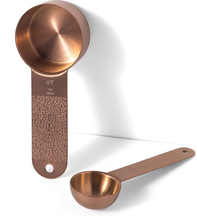 Vargen & Thor maatlepels kleur koper
