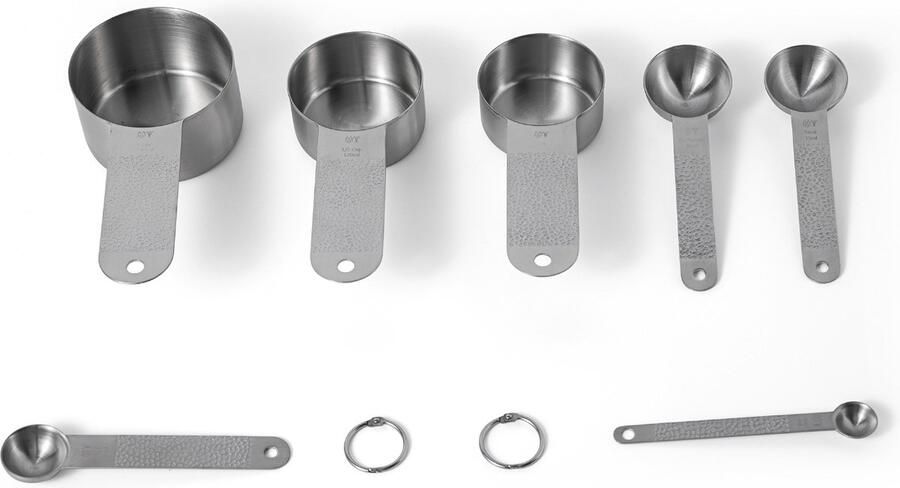 Vargen & Thor maatlepels kleur zilver