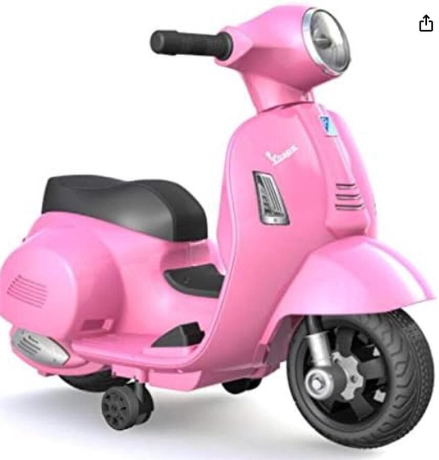 Varta TURBO CHALLENGE Vespa Gts Elektrische bestelwagen 119153 Scooter Roze Rijklaar Max. 25 kg Kunststof Oplaadbare batterijen Vanaf 24 maanden