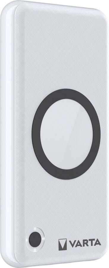 Varta Wireless Power Bank draadloos USB-C PD 15000mAh Zilver