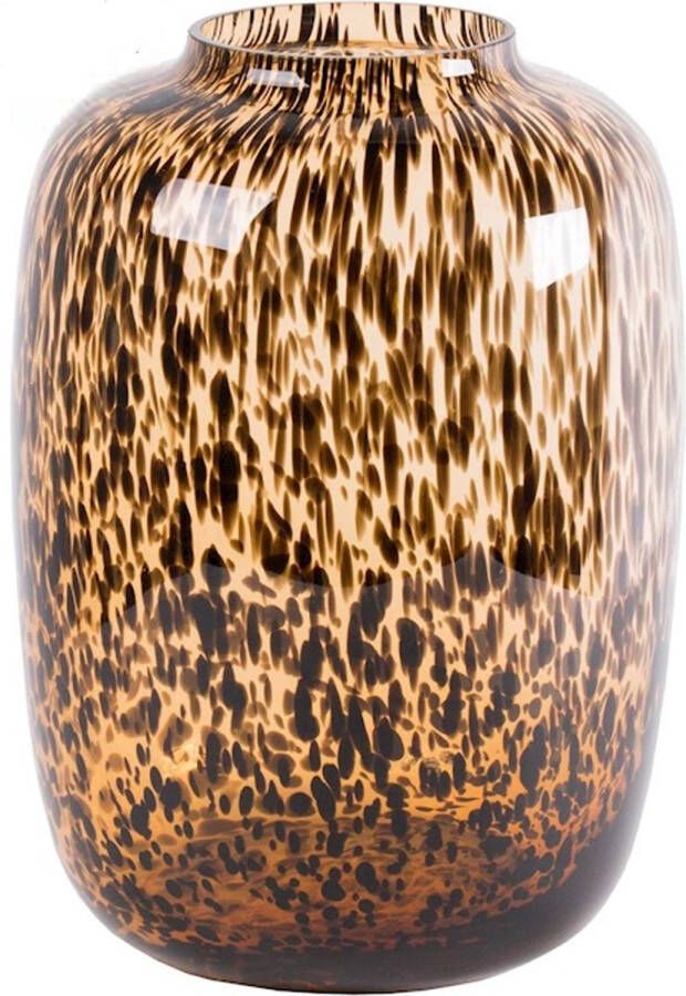 Vase The World Artic M cheetah D21 x H29 cm