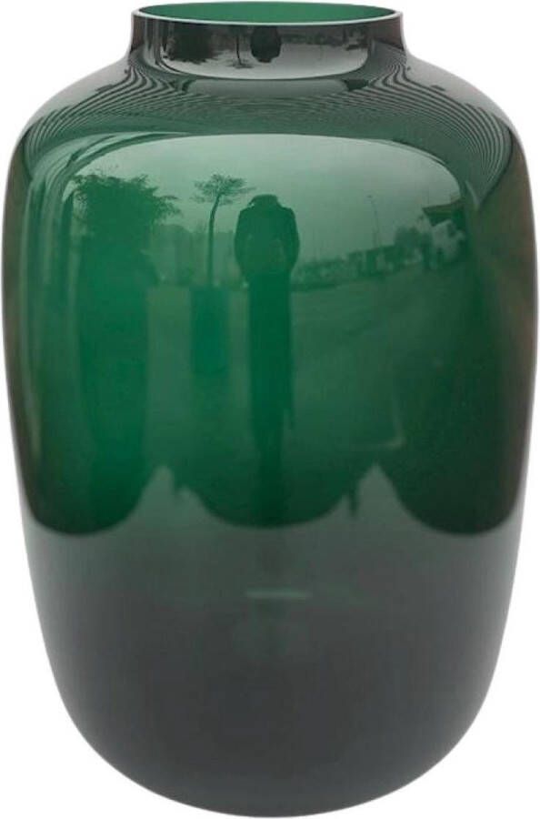 Vase The World Artic small olive green Ø21 x H29 cm Vaas