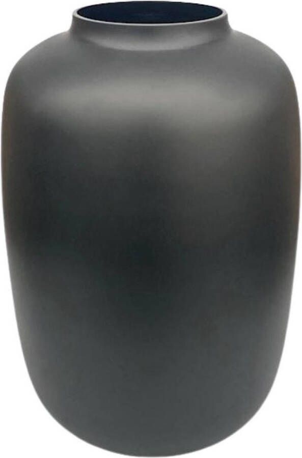 Vase The World Vaas Artic Black Zwart XLarge Ø32 5 x H45 cm