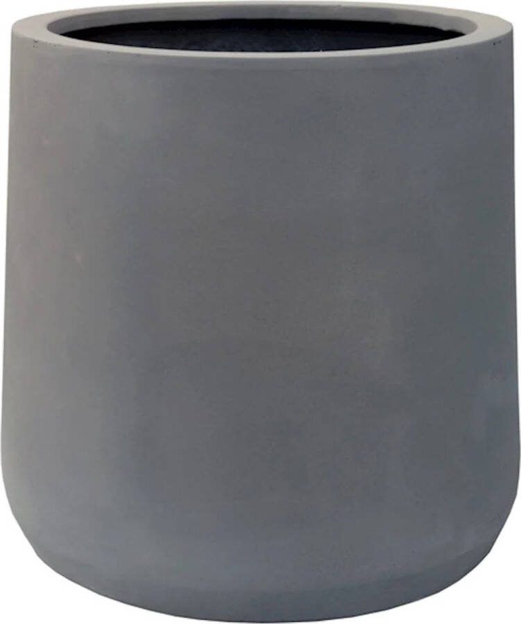 Vase The World Bloempot Portland Grijs Fiberstone Ø42 x H40cm