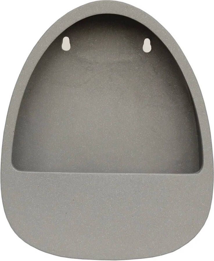 Vase The World Hang Wand Pot Uniek design Wand bak Voor Binnen of Buiten L30xB9xH37 cm