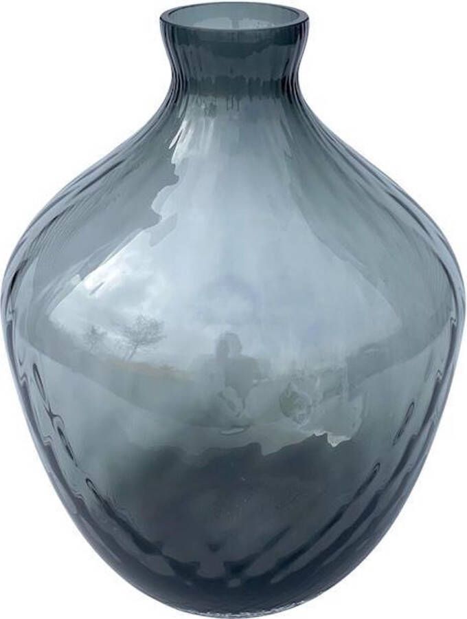 Vase The World Traun Grey Effect Vaas