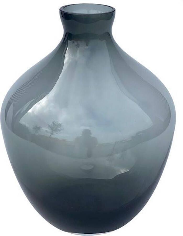 Vase The World Traun Grey Vaas