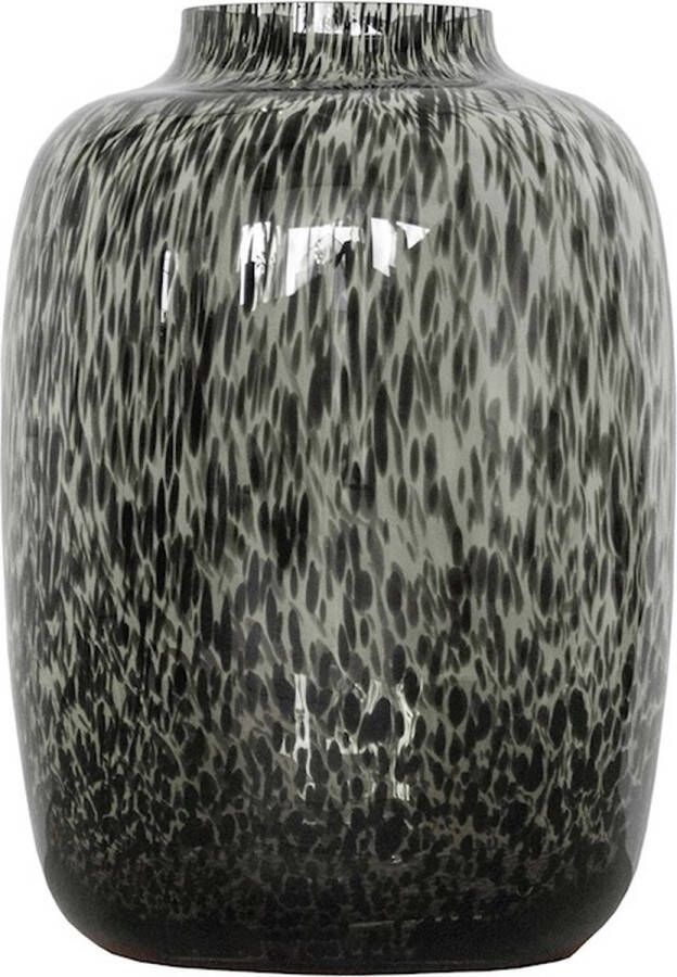 Vase The World Black Cheetah vaas Artic | Small | Ø21 x H29 cm