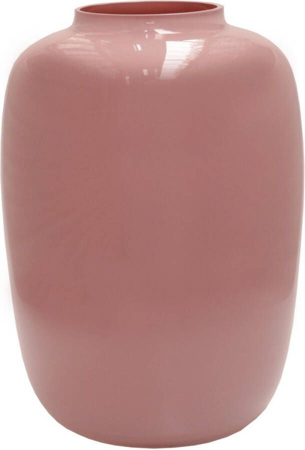 Vase The World VTW Vaas Artic Pastel Pink Maat M Ø25 x H35cm