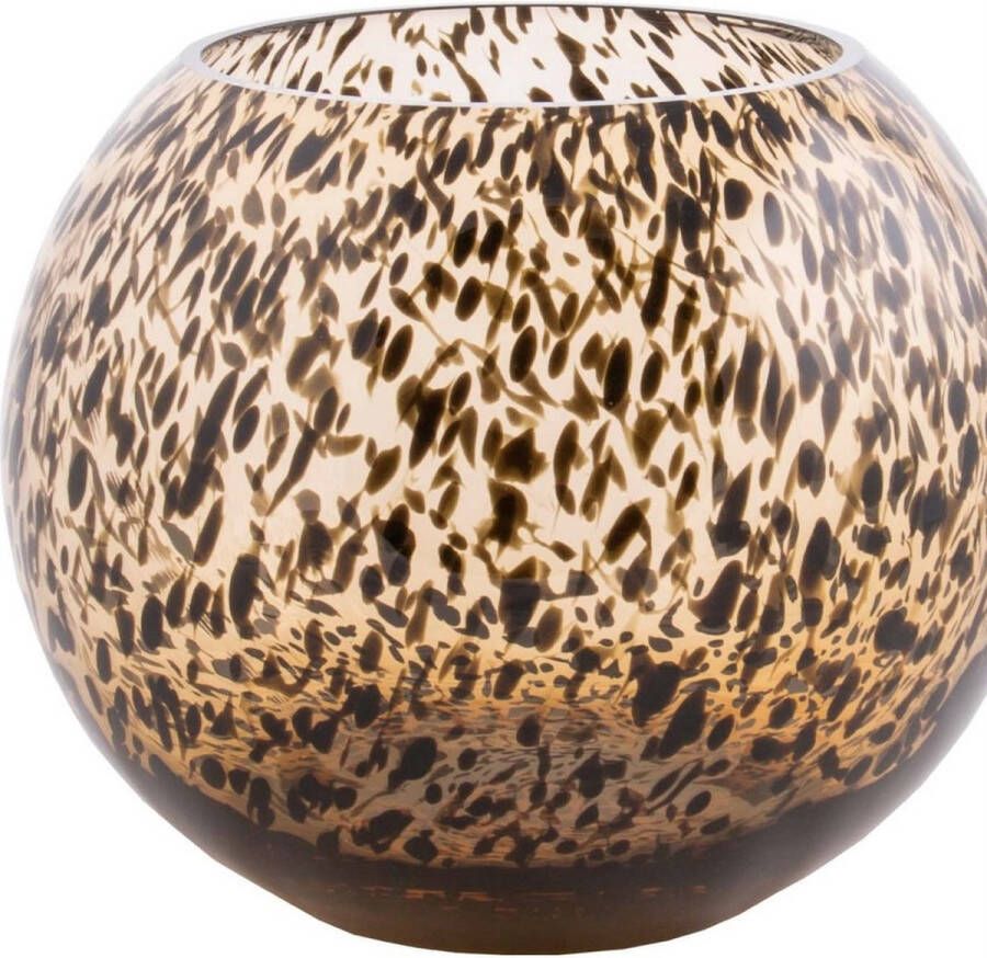 Vase The World zambezi cheetah 20 5 x H25 cm vaas vazen decoratie wonen home homedecoration accessoire bloemenvaas bloemen cheetah boeket leopard inspiratie