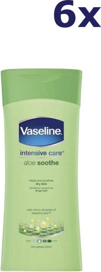 Vaseline 6x Bodylotion – Aloe Vera 400 ml