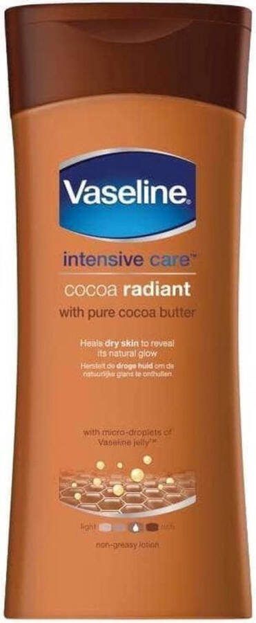 Vaseline 6x Bodylotion – Cocoa 400 ml