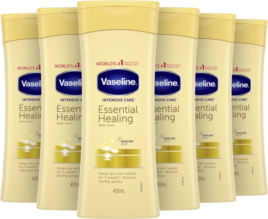 Vaseline 6x Bodylotion Essential Healing 400 ml