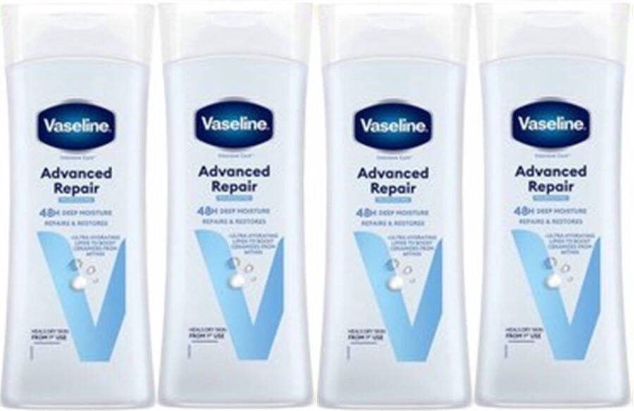 Vaseline Advanced Repair Bodylotion 4 x 400 ml