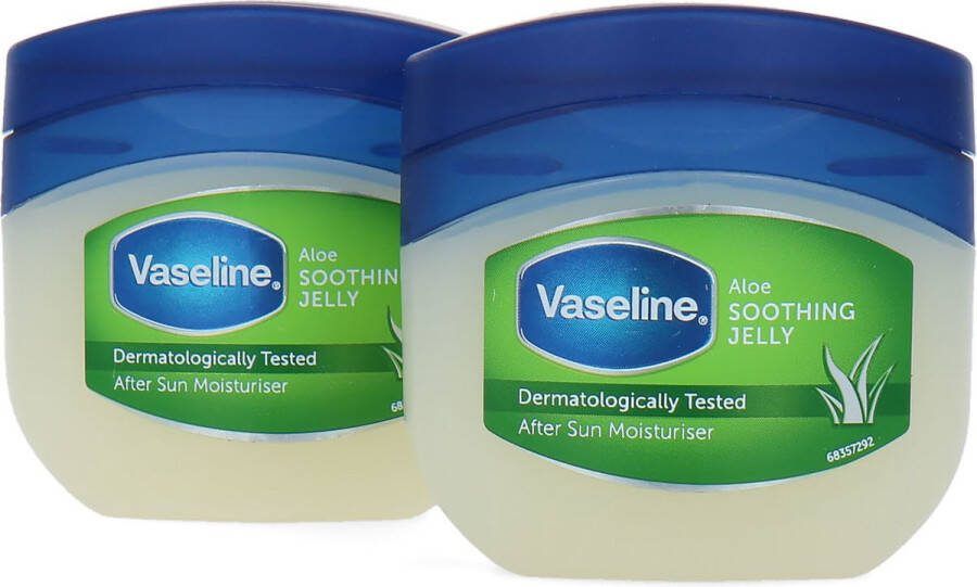 Vaseline Aloe Soothing Jelly Aftersun Moisturizer 2 x 50 ml