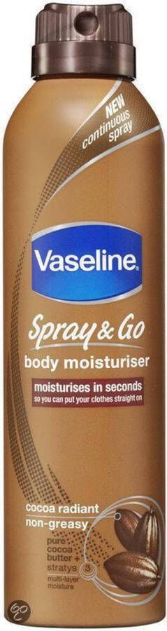 Vaseline cocoa Spray & Go 190 ml bodylotion