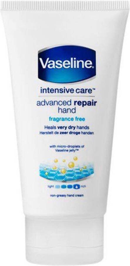 Vaseline Handcreme  Advanced Repair 75 ml Voordeelverpakking 12 stuks