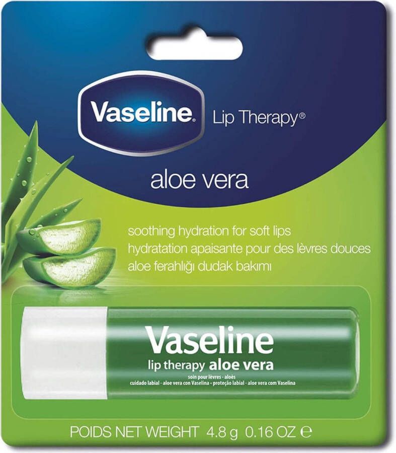 Vaseline Lip Therapy Aloe Vera Lippenbalsem Stick 1 x 4.8 g Glans
