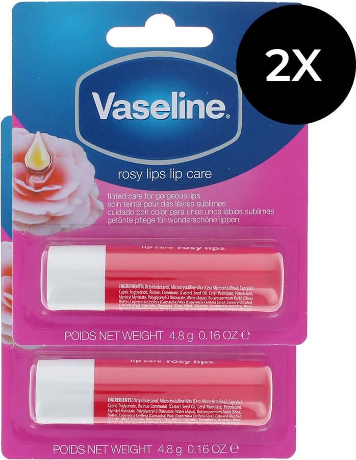 Vaseline Lip Therapy Duopack Lippenbalsem Rosy Lips