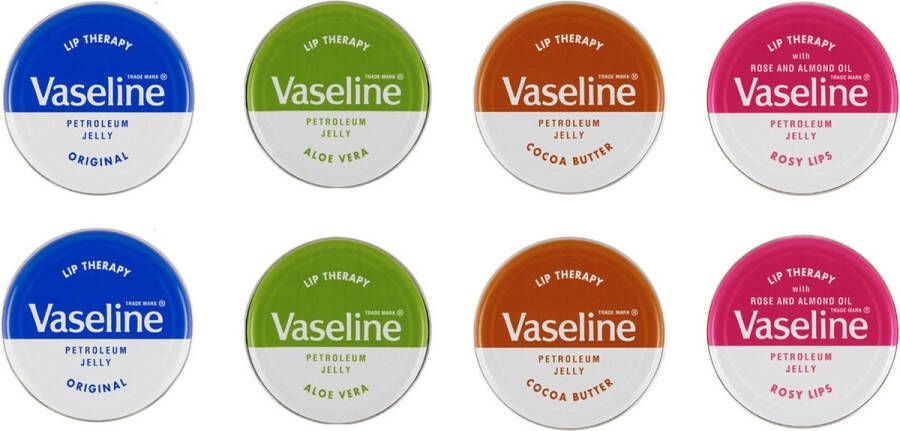 Vaseline lippenstift Transparant Crème 4.8g Lip Therapy 4 x