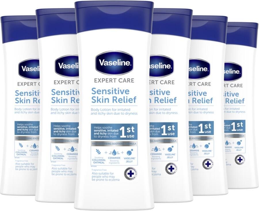 Vaseline 6x Bodylotion Sensitive Skin Relief 400 ml