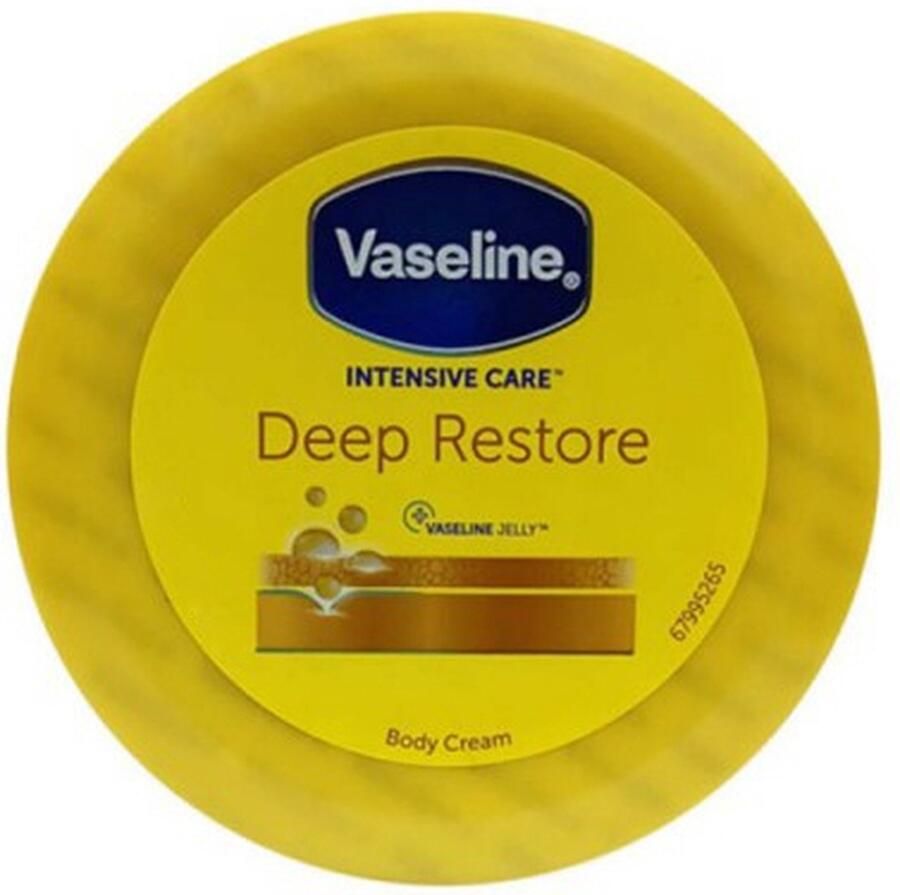 Vasiline Voordeelverpakking 3 X Vaseline Body Cream 75ml Deep Restore 1 st