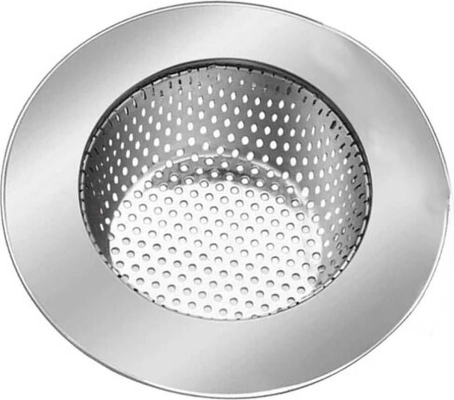 VATESI Luxe RVS Gootsteen Zeef Afvoerzeef RVS