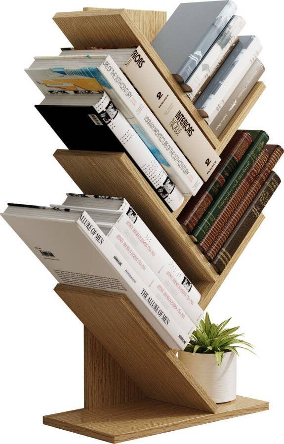 Vcm Holz Aufbewahrung Stand Regal Bücherregal Deko Bücher Standregal Nulis L