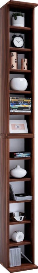 Vcm Houten CD DVD Stand Opslag Boekenkast Decoratieve Plank Bigol Houten CD DVD Stand Opslag Boekenkast Decoratieve Plank Bigol