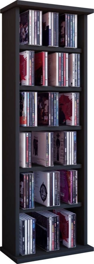 Vcm Houten CD DVD Stand Shelf Opbergmeubel Vostan Houten CD DVD Stand Shelf Opbergmeubel Vostan