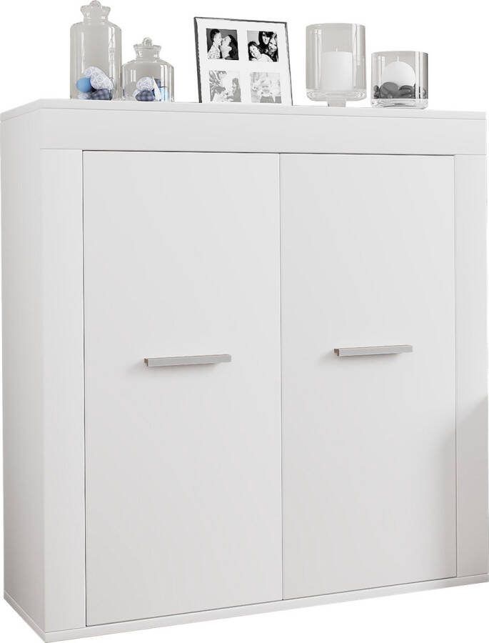 Vcm Houten ladenkast Dressoir Hoogslaper Dressoir Kast Usilo 2 Draaideuren