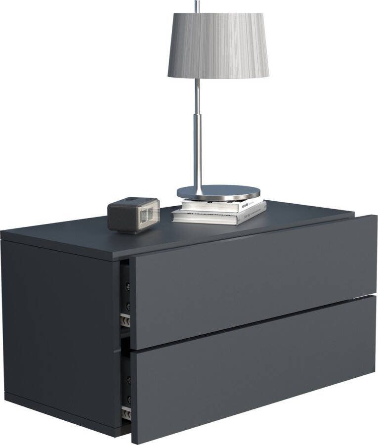 Vcm Houten wandlade nachtkastje Lade Console Nachtkastje Usal L 60 cm