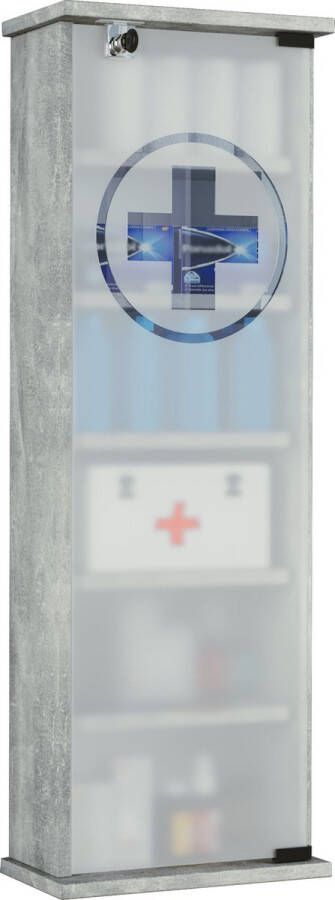 Vcm Medicijnkast Apothekerskast Wandkast afsluitbaar Omal XL Medicijnkast Apothekerskast Wandkast afsluitbaar Omal XL