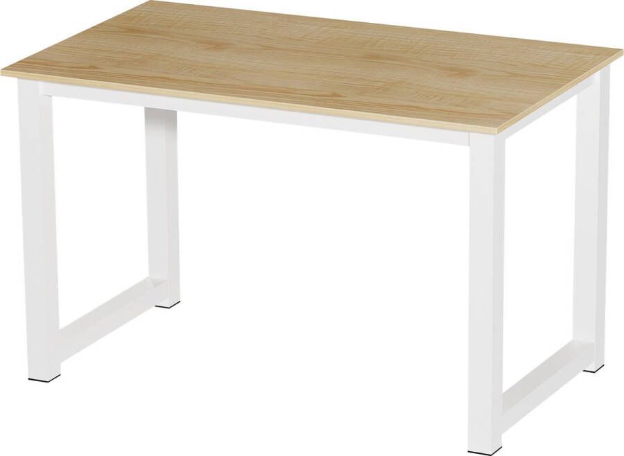 VDD Bureau tafel keukentafel 110 cm breed bruin wit