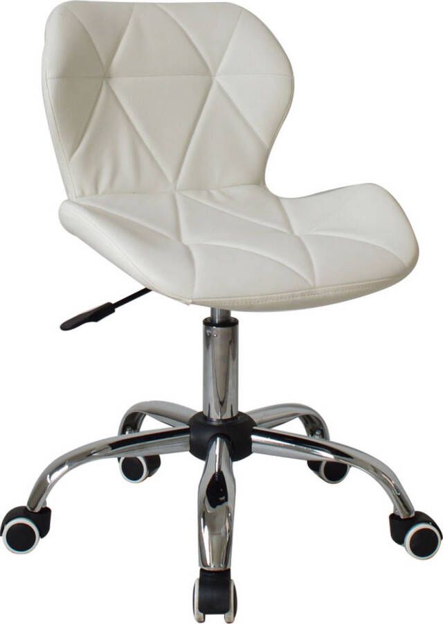 VDD Gaming Bureaustoel modern design directiestoel hoogte verstelbaar wit