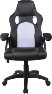 VDD Gaming Gamestoel Junior kinderen bureaustoel racing gaming stijl zwart wit