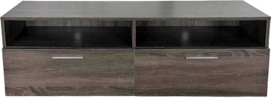 VDD TV meubel kast dressoir 120 cm breed bruin grijskleurig