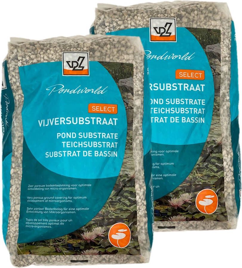 VanderVeldeWaterplanten.nl VDVELDE Vijver Substraat Poreus 40 liter De basis voor een vijver aanleggen Van der Velde Waterplanten