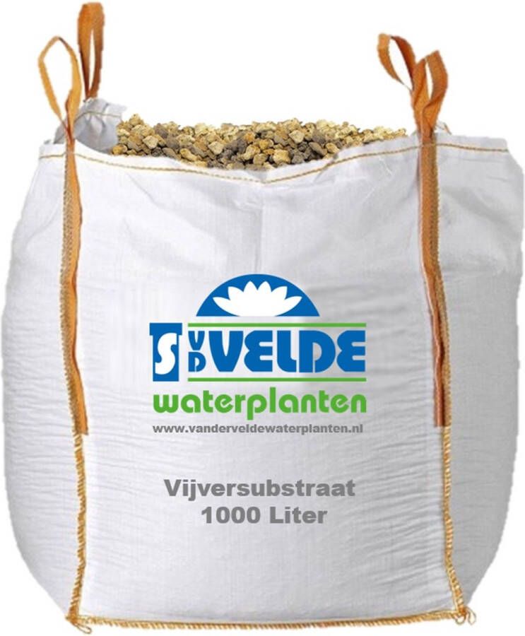 VanderVeldeWaterplanten.nl VDVELDE Vijver Substraat Poreus Big Bag 1000 liter Geleverd op Euro Pallet Van der Velde Waterplanten