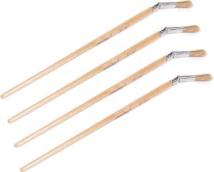 Merkloos 4x Veba Penseel Gebogen (704-14) Voordeelverpakking