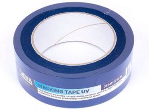VEBA Afplaktape Masking Blauw 38mm breed 50 meter