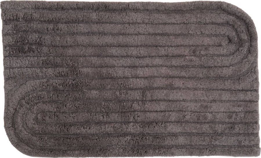 Veer Carpets Badmat Benja Grey 60 x 100 cm